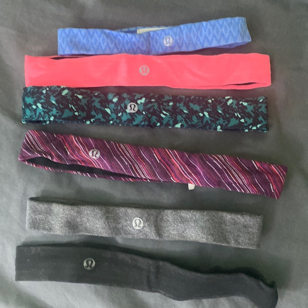 Assortment of lululemon headbands